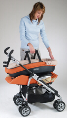 The Portenfant on the Pliko stroller